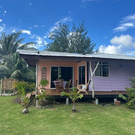 Bungalow Chez Josi, Bord De Mer Prive Tevaitoa Dış mekan fotoğraf